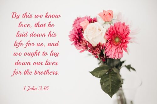 1 john 3 v16 valentines bible verse quote