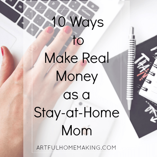 make money as a stay-at-home mom