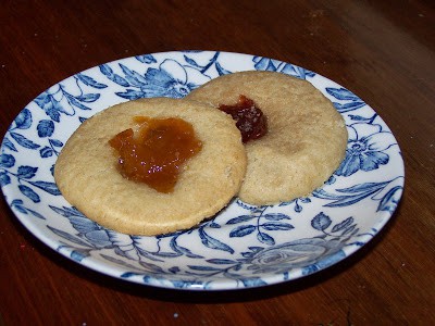 jam thumbprint cookies