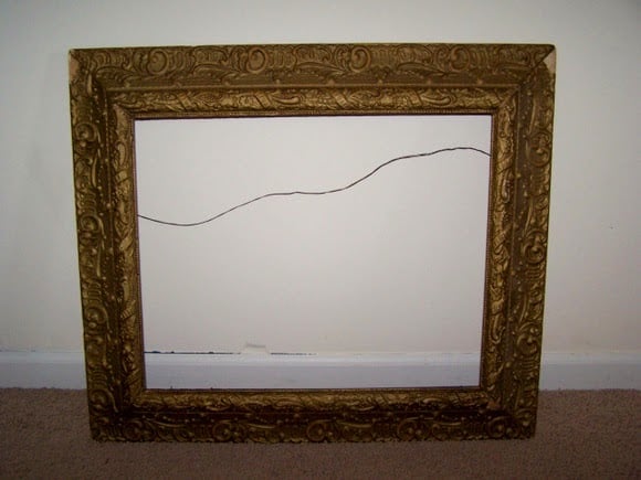 thrift store Pottery Barn picture frame