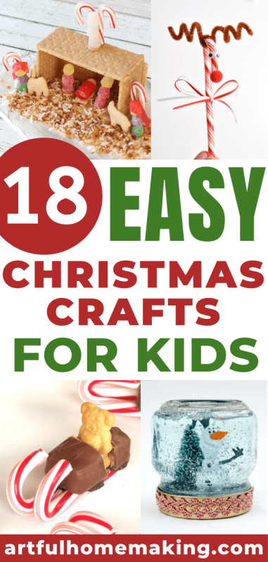 18 easy christmas crafts for kids