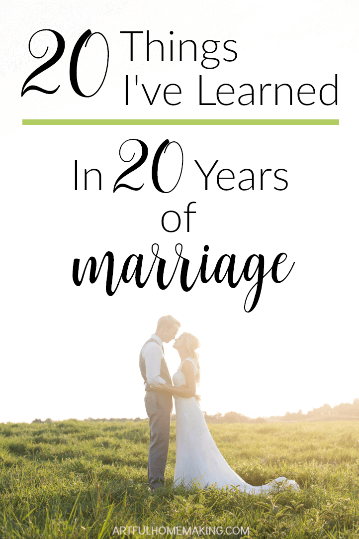 The best marriage advice after 20 years of marriage!