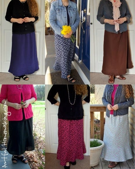 6 Skirts From 1 Pattern