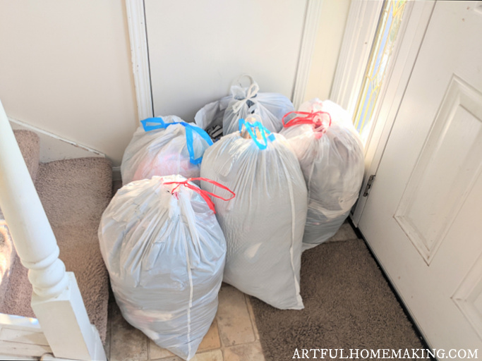 30 bags 30 days declutter challenge