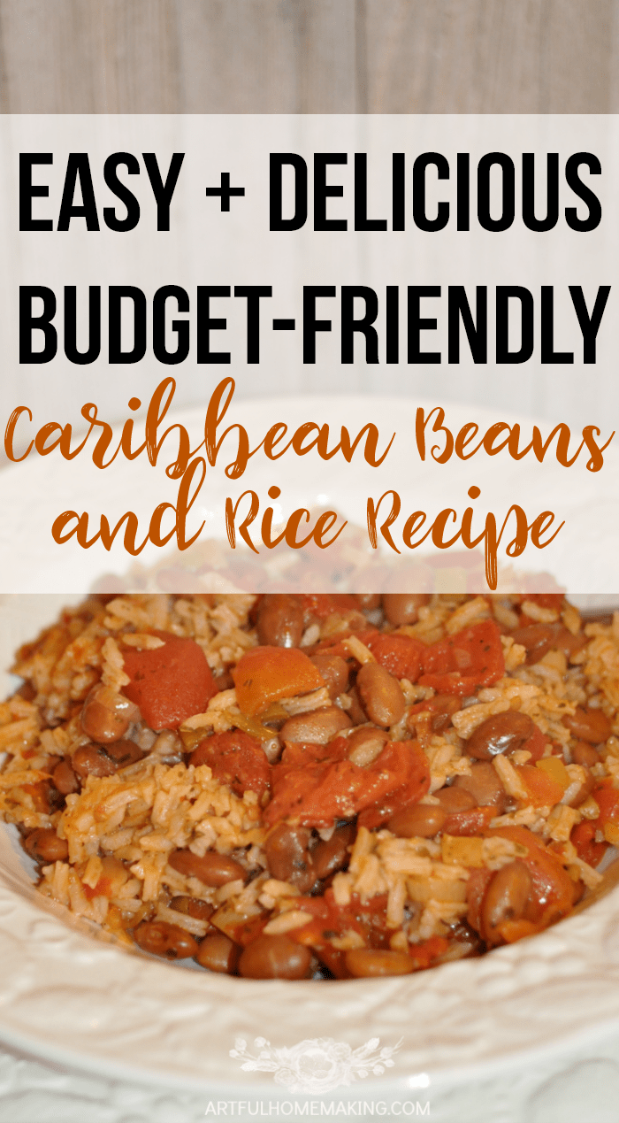 Try this delicious and simple caribbean beans and rice recipe!