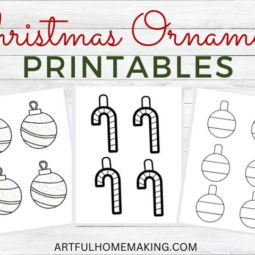 Free Christmas Ornaments Printable (12 Pages)