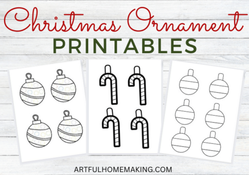 Free Christmas Ornaments Printable (12 Pages)