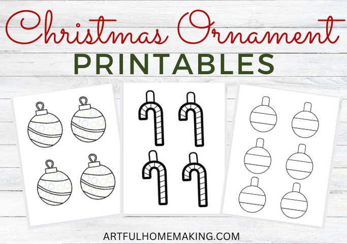 Free Christmas Ornaments Printable (12 Pages)