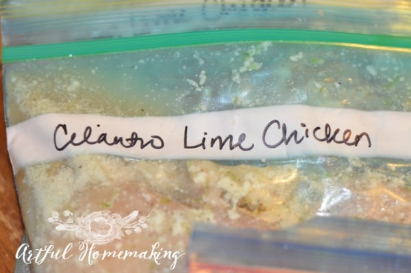 freezer to crockpot cilantro lime chicken