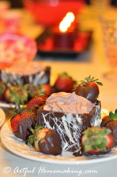 Chocolate Treasure Boxes are a decadent dessert for Valentine's Day!