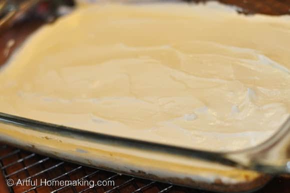bottom layer of sugar-free cheesecake
