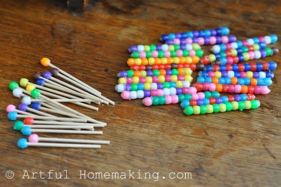pony bead toddler idea