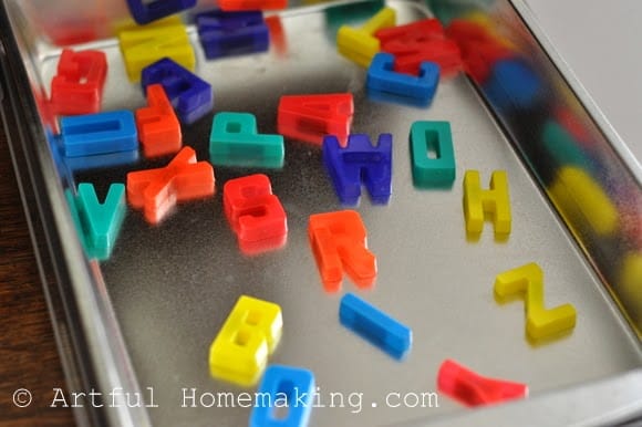 kids magnetic alphabet