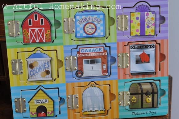 magnetic hide and seek board