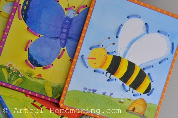 bug lacing cards