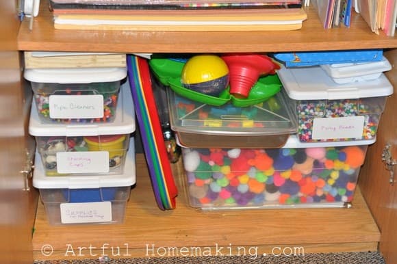 craft cupboard toy and activity storage