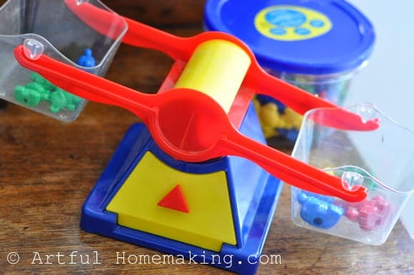 kids balance scale