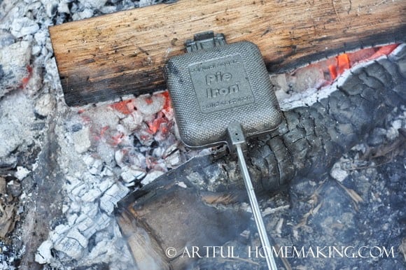 camping pie iron