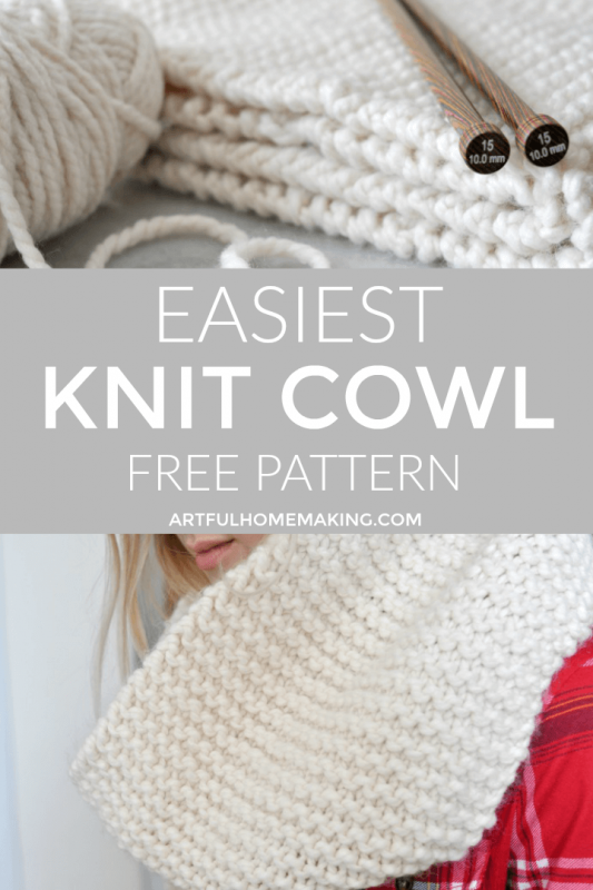 Knit Cowl Pattern