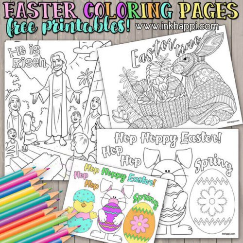 Easter coloring pages free