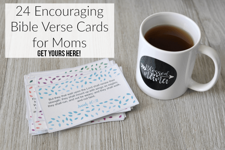 24 Printable Bible Verse Cards for Moms