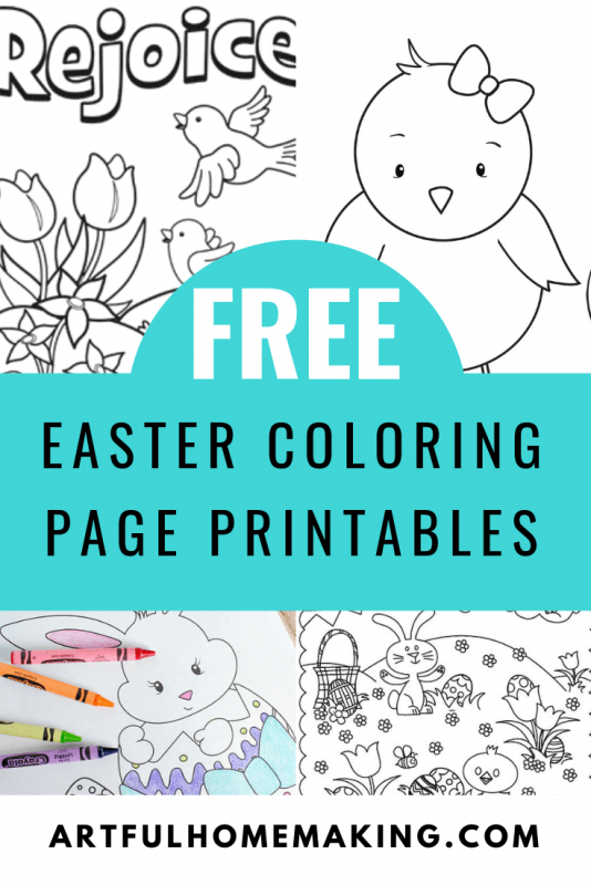 Free Easter Coloring Pages