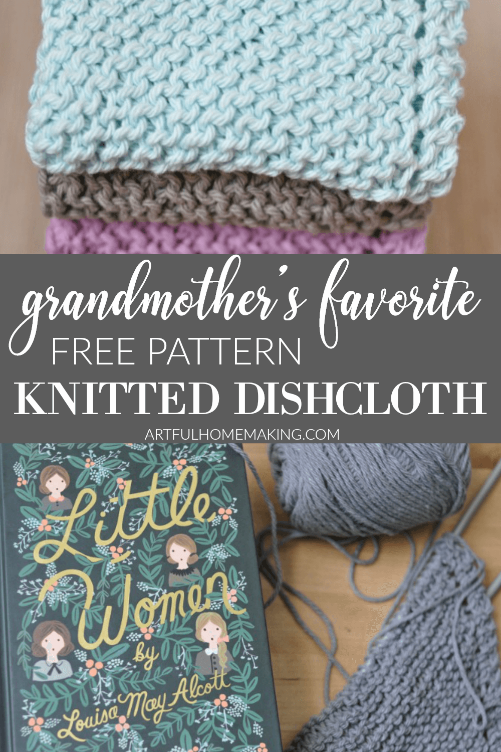 Grandmother's Favorite Dishcloth Knitting Pattern Artful Homemaking