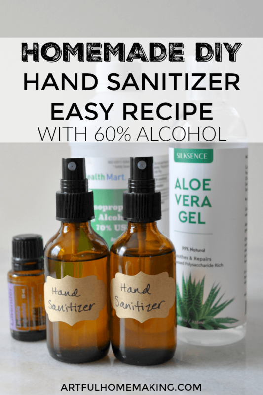 DIY Hand Sanitizer Recipe