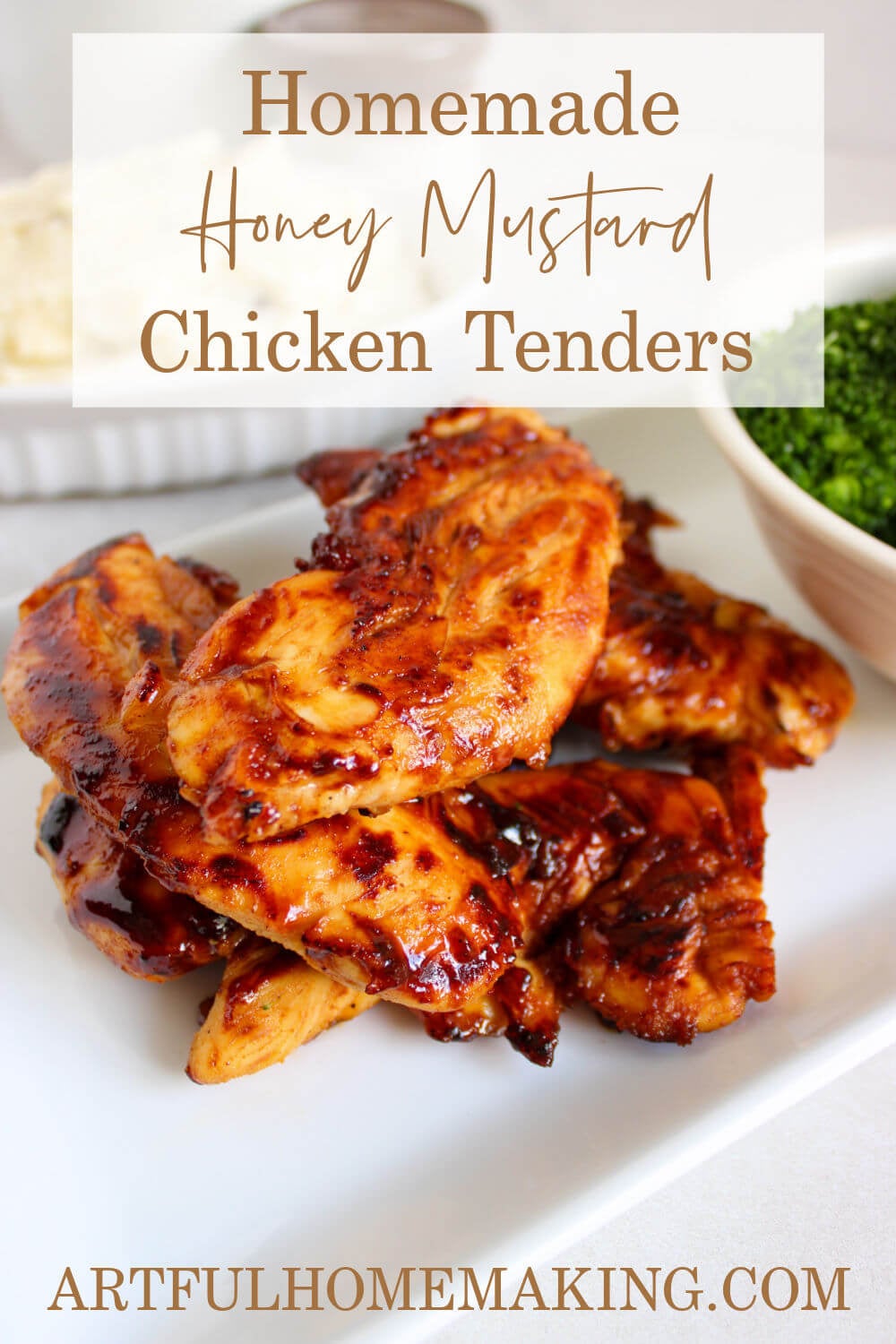 Honey Mustard Chicken Tenders - Artful Homemaking