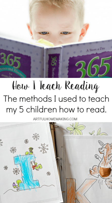 These methods have worked so well for teaching my children to read!