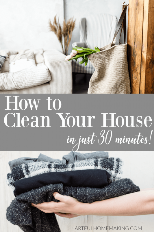 How to Clean Your House in 30 Minutes