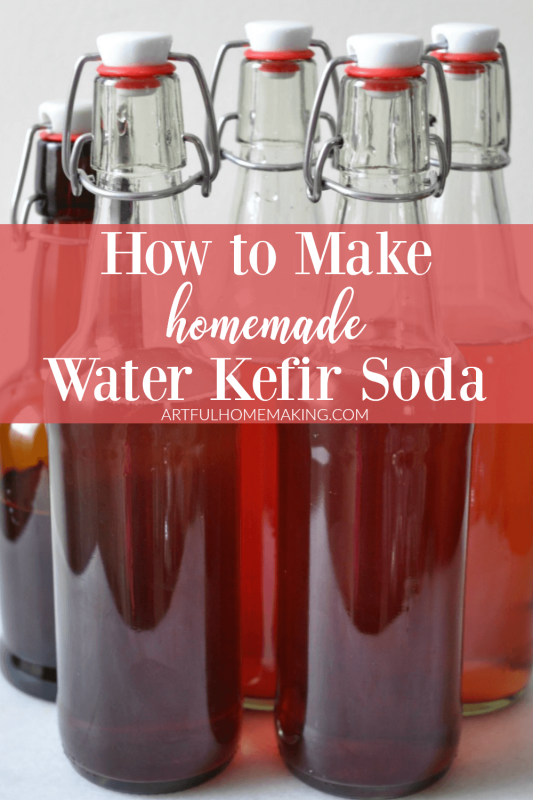 How to Make Water Kefir Soda