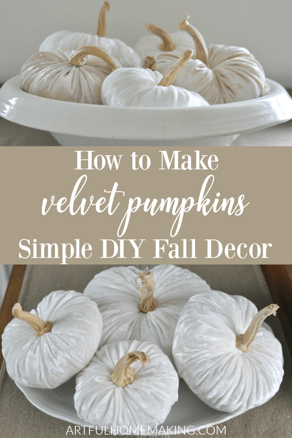 How to Make Velvet Pumpkins