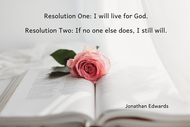 Jonathan Edwards Resolution