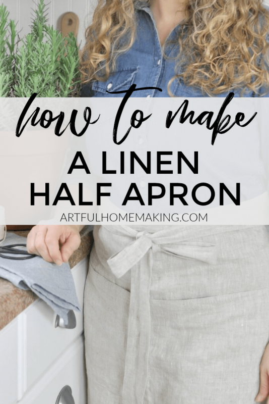 Linen Half Apron Pattern