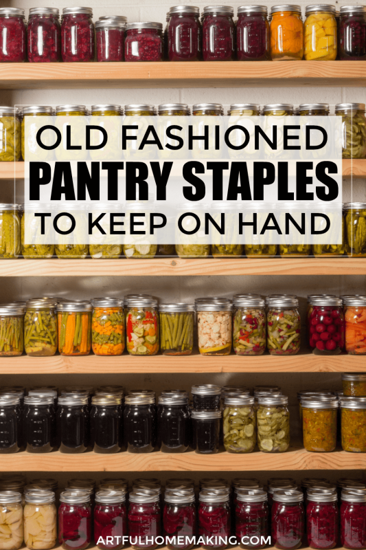 Pantry Staples to Keep on Hand