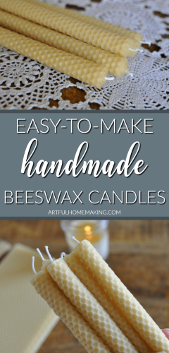 Rolled Beeswax Candles DIY Tutorial