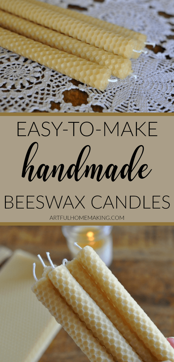 Rolled Beeswax Candles Tutorial