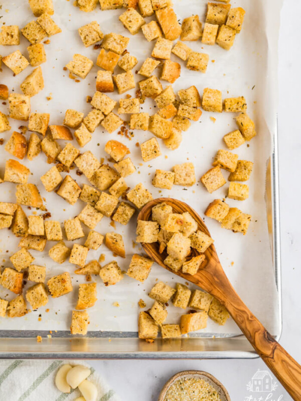 sourdough croutons
