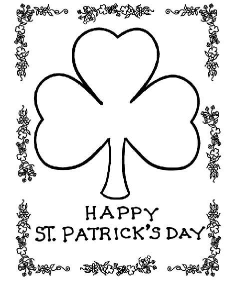 St. Patrick's Day coloring pages