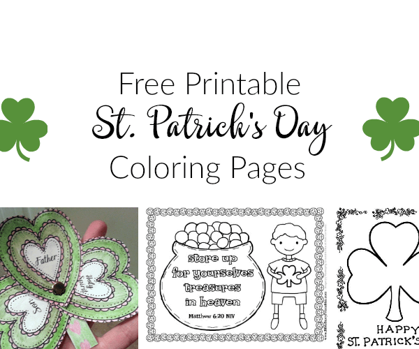 St. Patrick's Day Coloring Pages Free