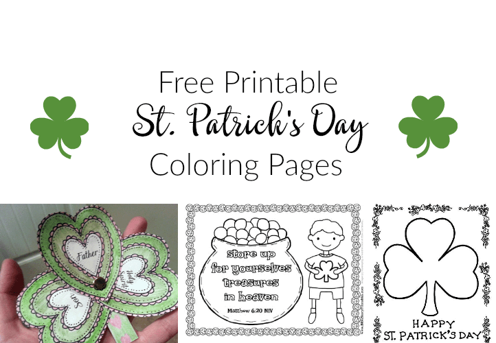 St. Patrick’s Day Coloring Pages and Free Printables