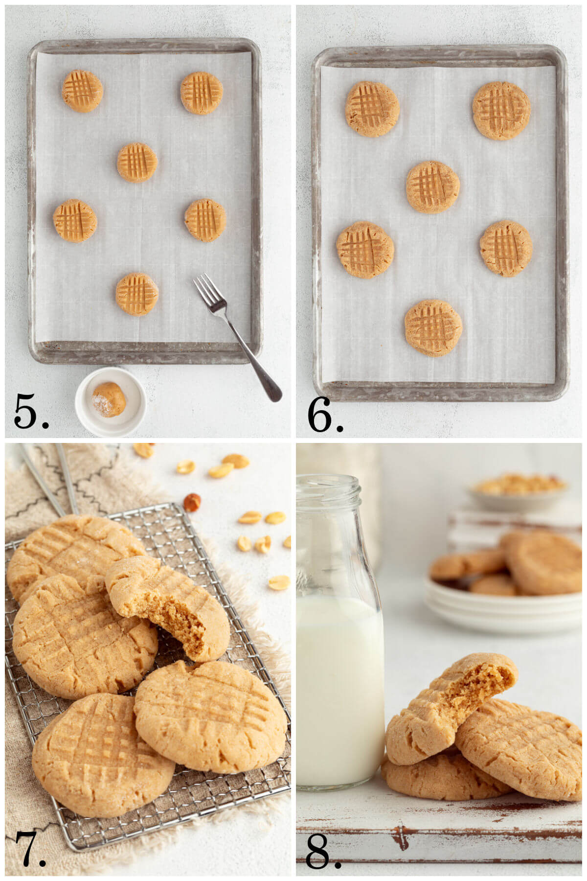 More Steps for Sourdough Peanut Butter Cookies.