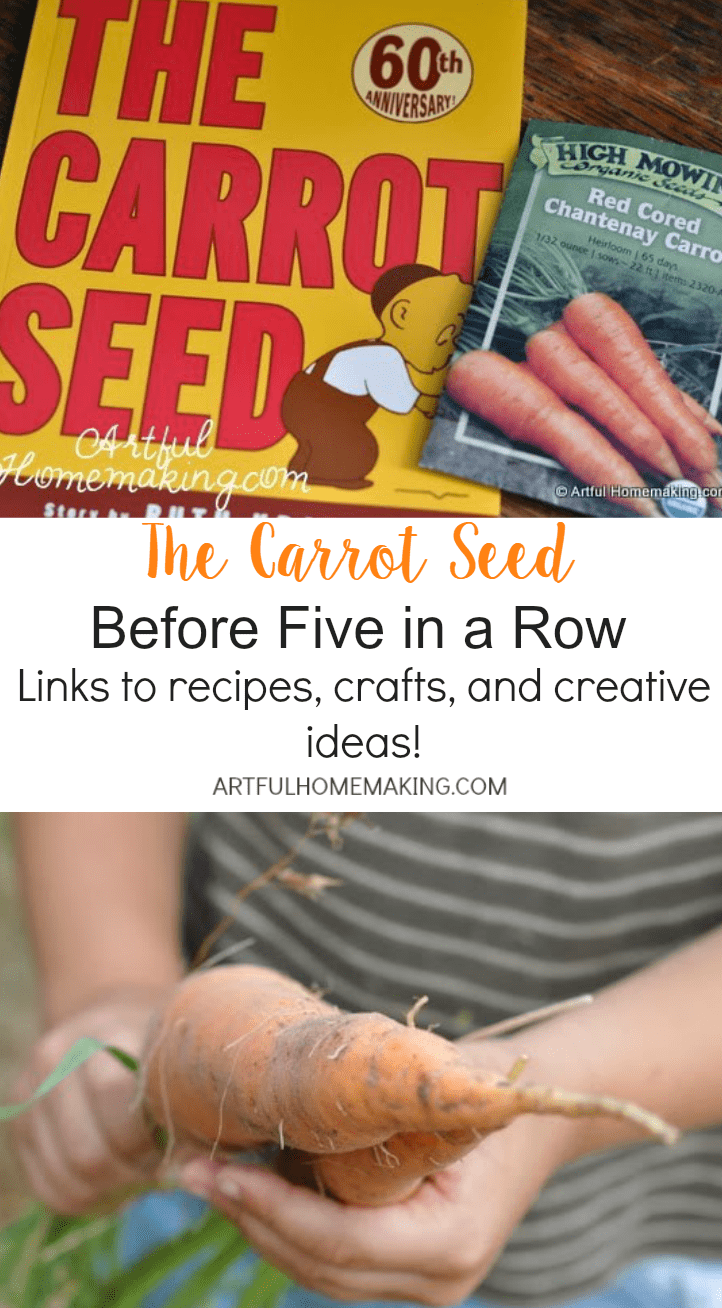 Activities and recipes for The Carrot Seed BFIAR!