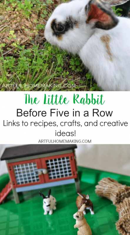 Links to recipes, crafts, and creative ideas for The Little Rabbit BFIAR!