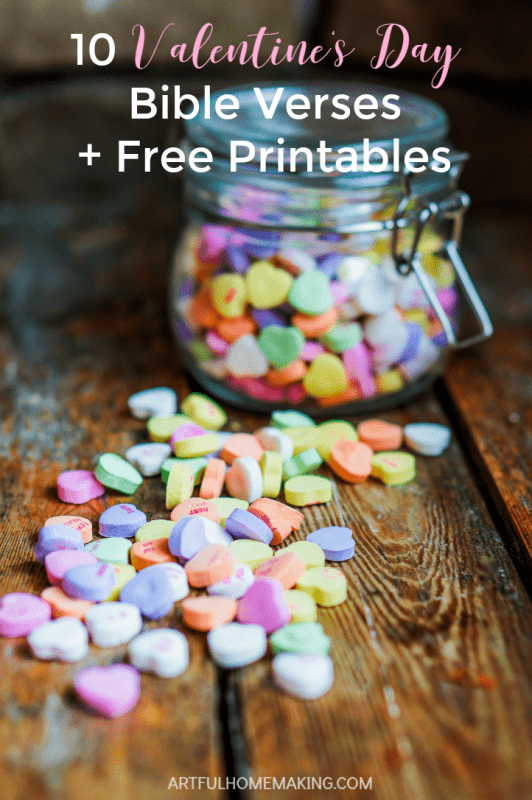10 Bible Verses and Free Printables for Valentine's Day