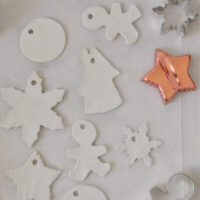 air dry clay christmas ornaments