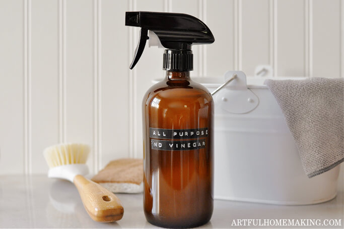 DIY Naturally Scented All-Purpose Citrus Vinegar Cleaners