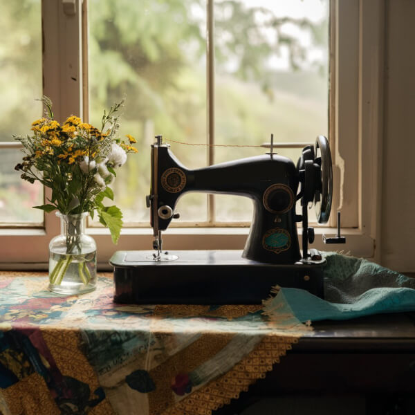 antique sewing machine