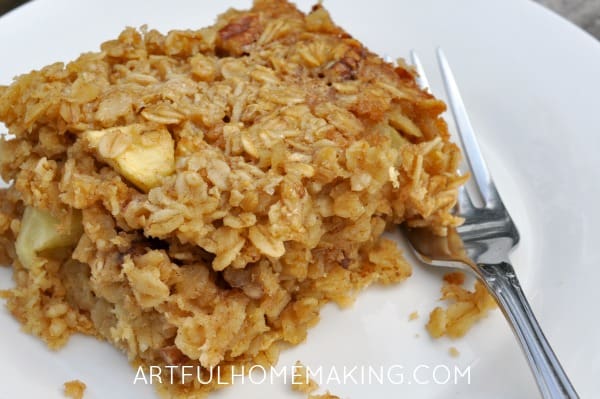 apple pecan baked oatmeal